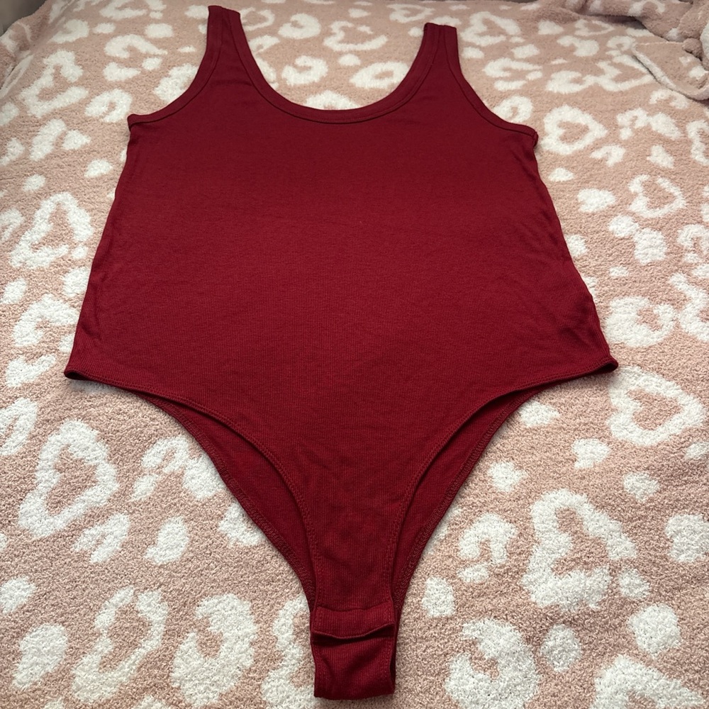 a new day Red Bodysuit